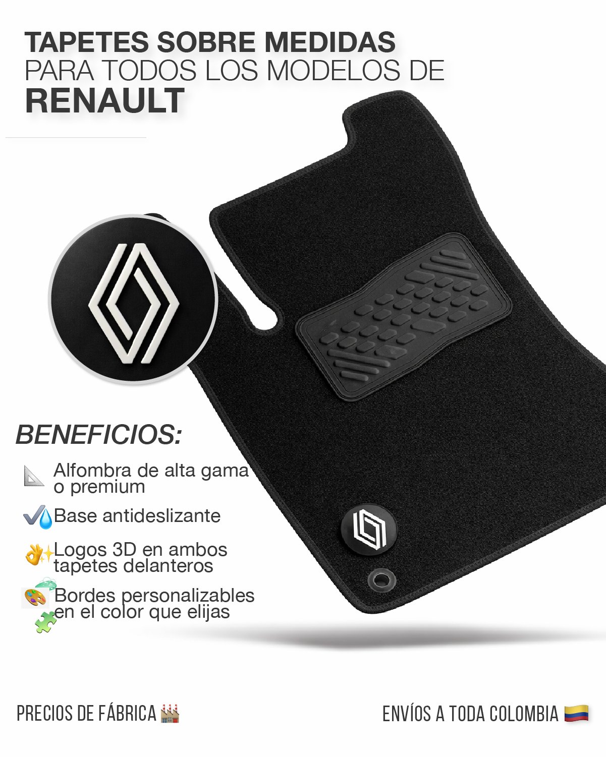 tapetes para renault