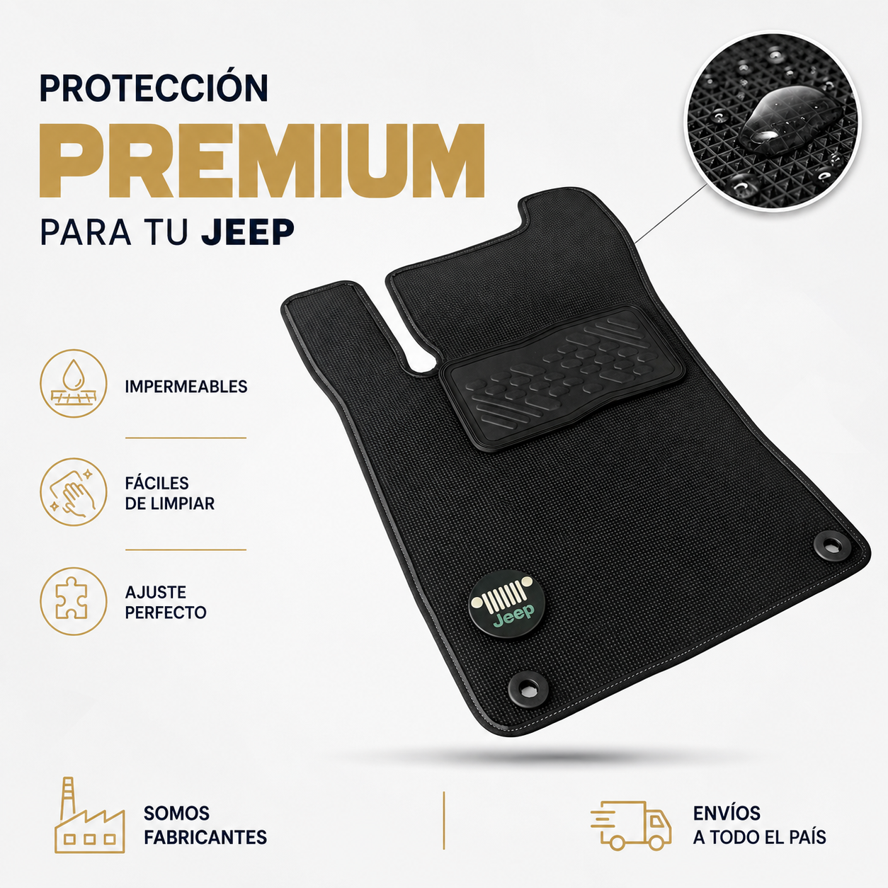 Tapetes impermeables para Jeep - Imagen 4