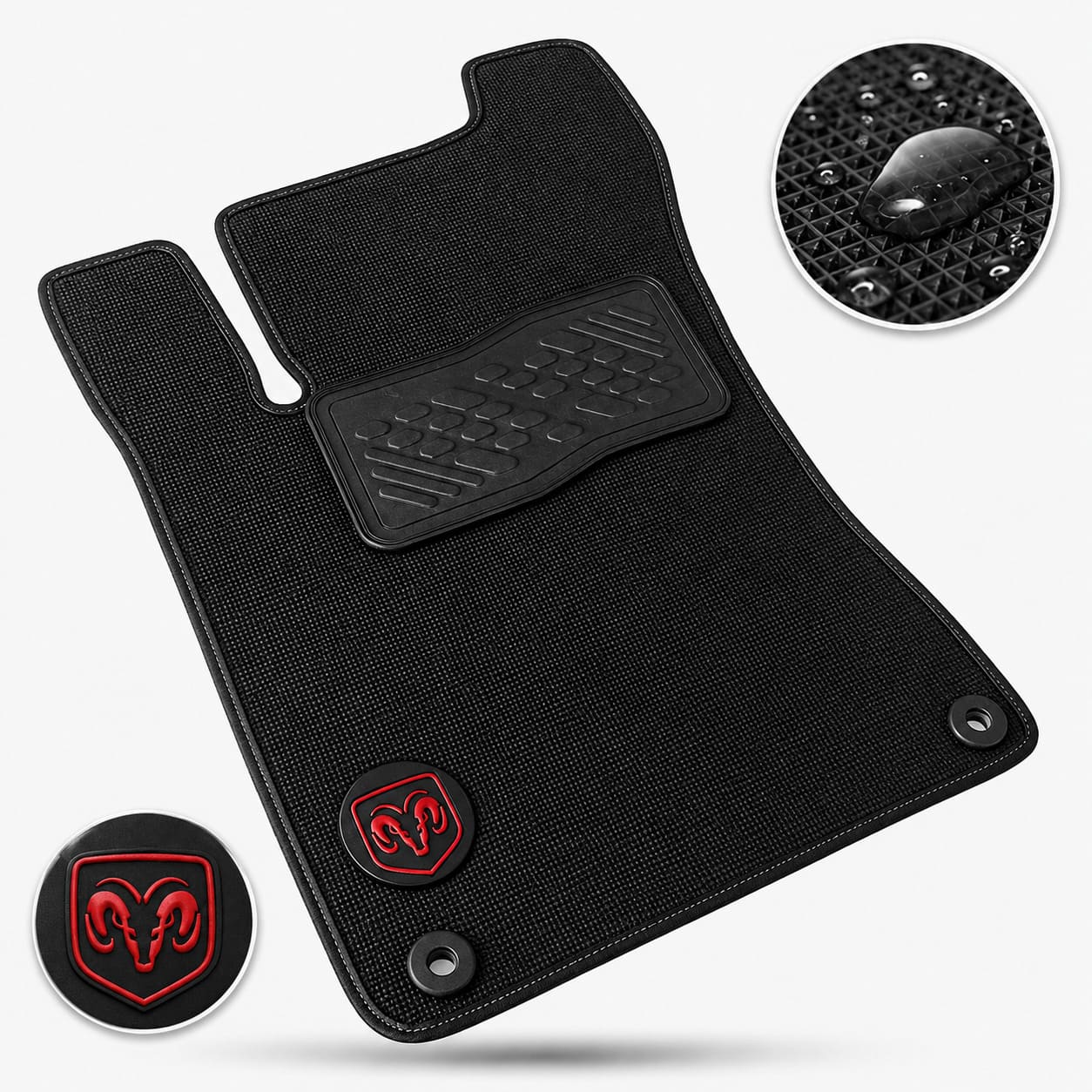 Tapetes impermeables para Dodge