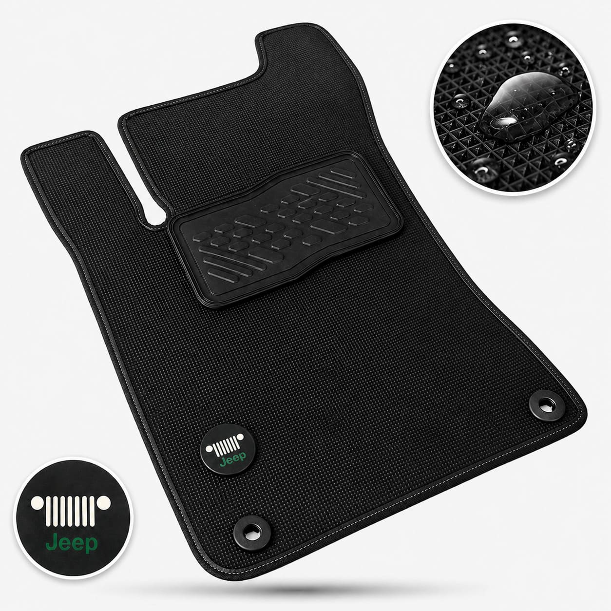 Tapetes impermeables para Jeep