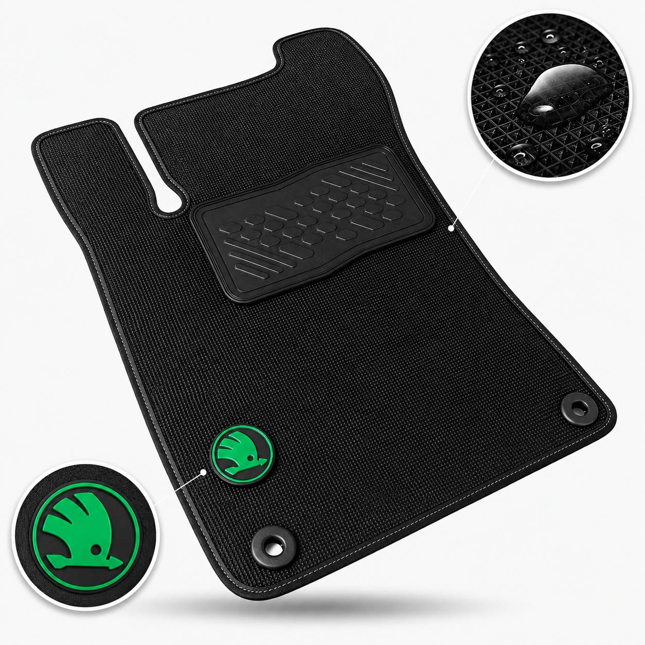 Tapetes impermeables para Skoda